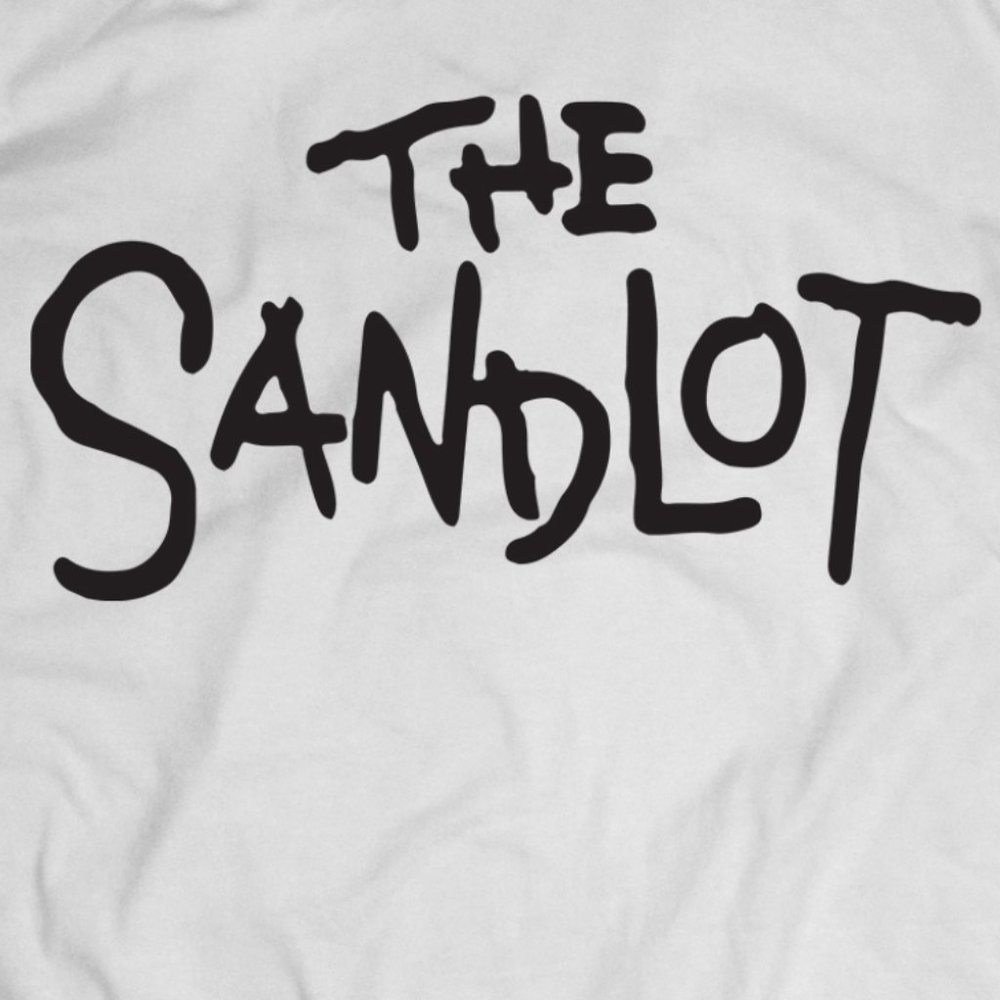 Vintage 90's Style The Sandlot Black on White Tee - Picture 2 of 2